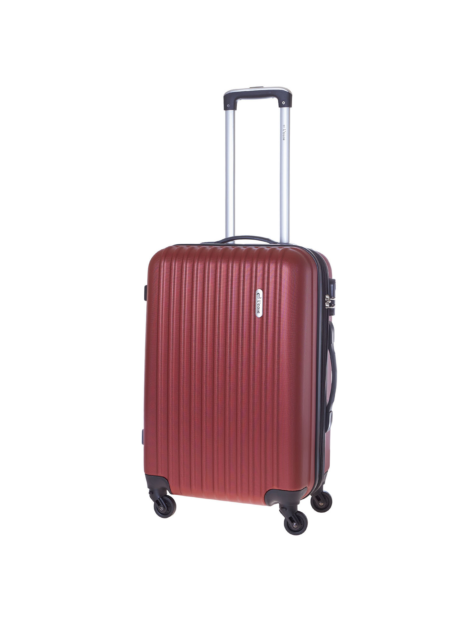 

Чемодан унисекс L'Case Krabi бордовый, р. M, Krabi