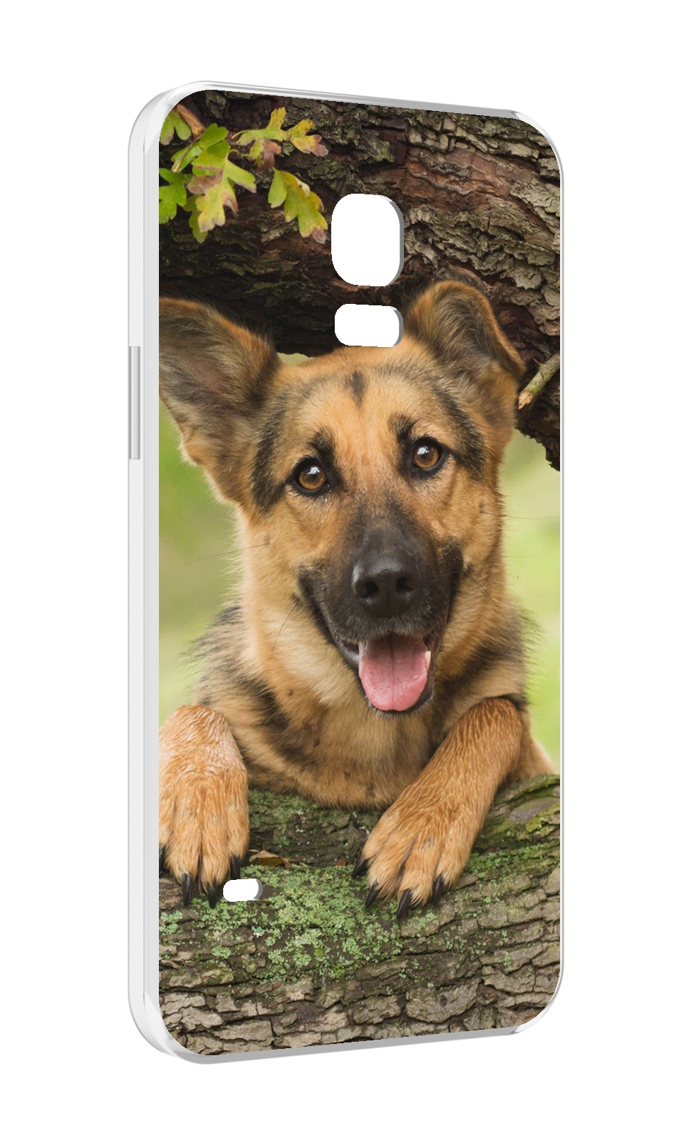 

Чехол MyPads Собака-на-дереве для Samsung Galaxy S5 mini, Прозрачный, Tocco