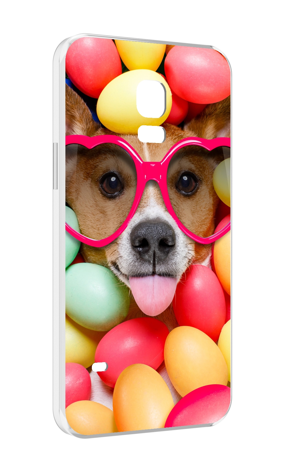 

Чехол MyPads Собака-в-яйцах для Samsung Galaxy S5 mini, Прозрачный, Tocco