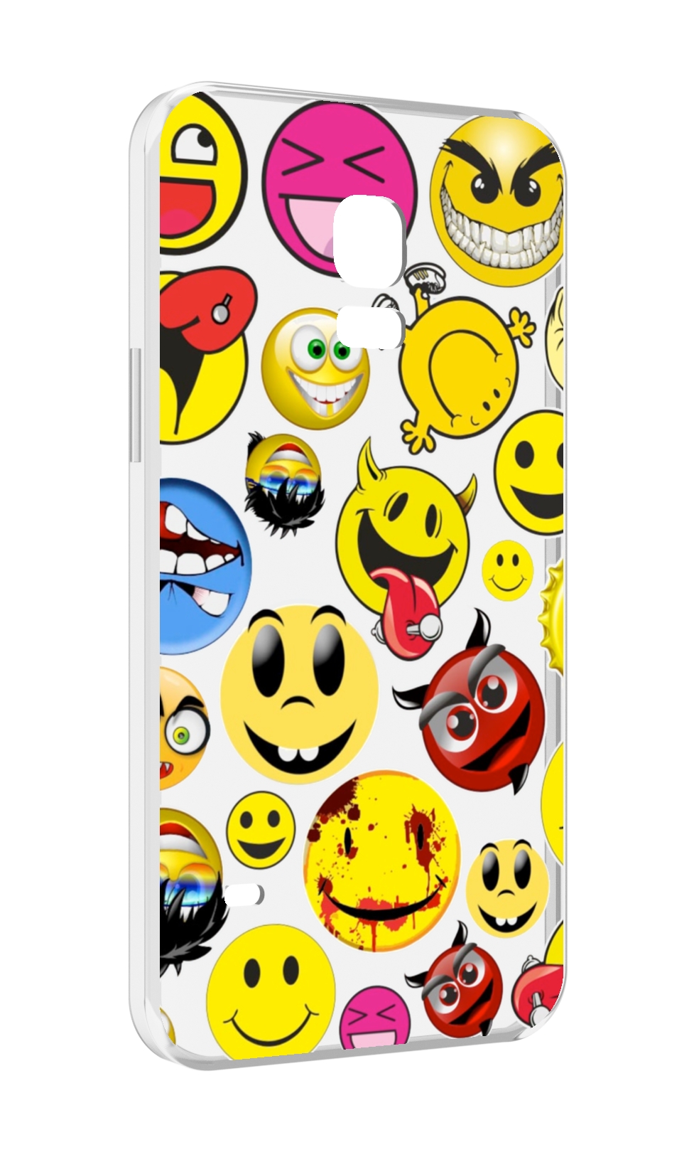 

Чехол MyPads Смайлики для Samsung Galaxy S5 mini, Прозрачный, Tocco