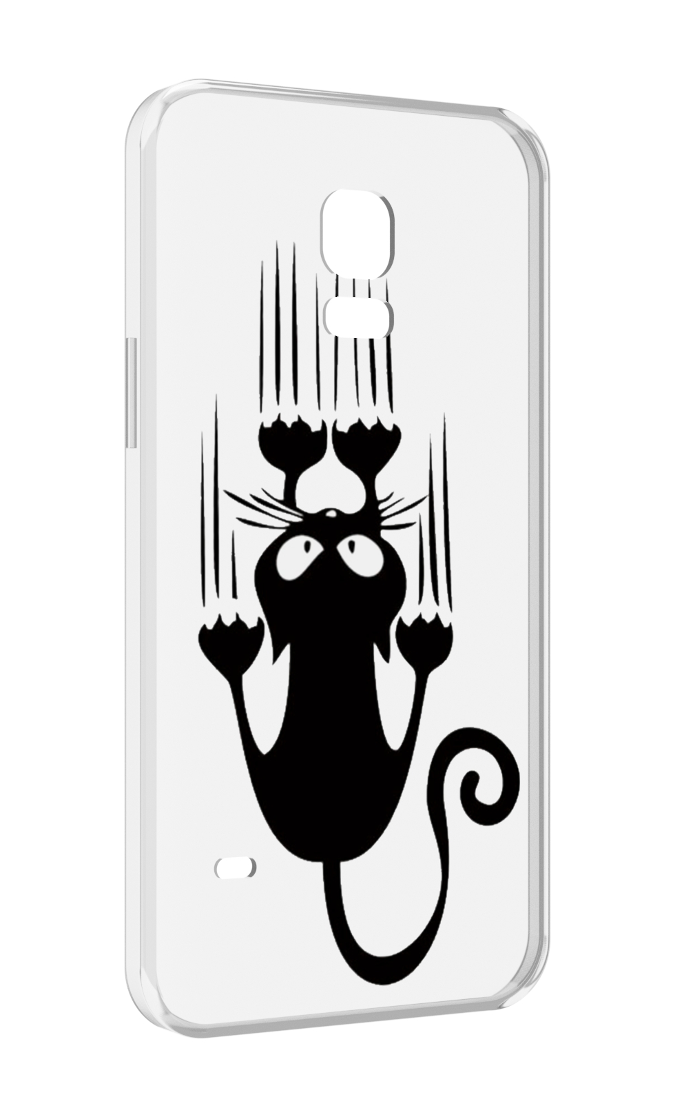 

Чехол MyPads Свисающий-кот для Samsung Galaxy S5 mini, Прозрачный, Tocco