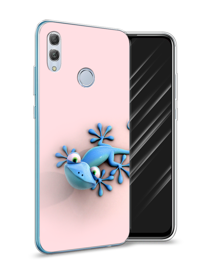 

Чехол Awog на Honor 10 Lite "Голубая ящерка", Розовый;голубой;белый, 67550-2