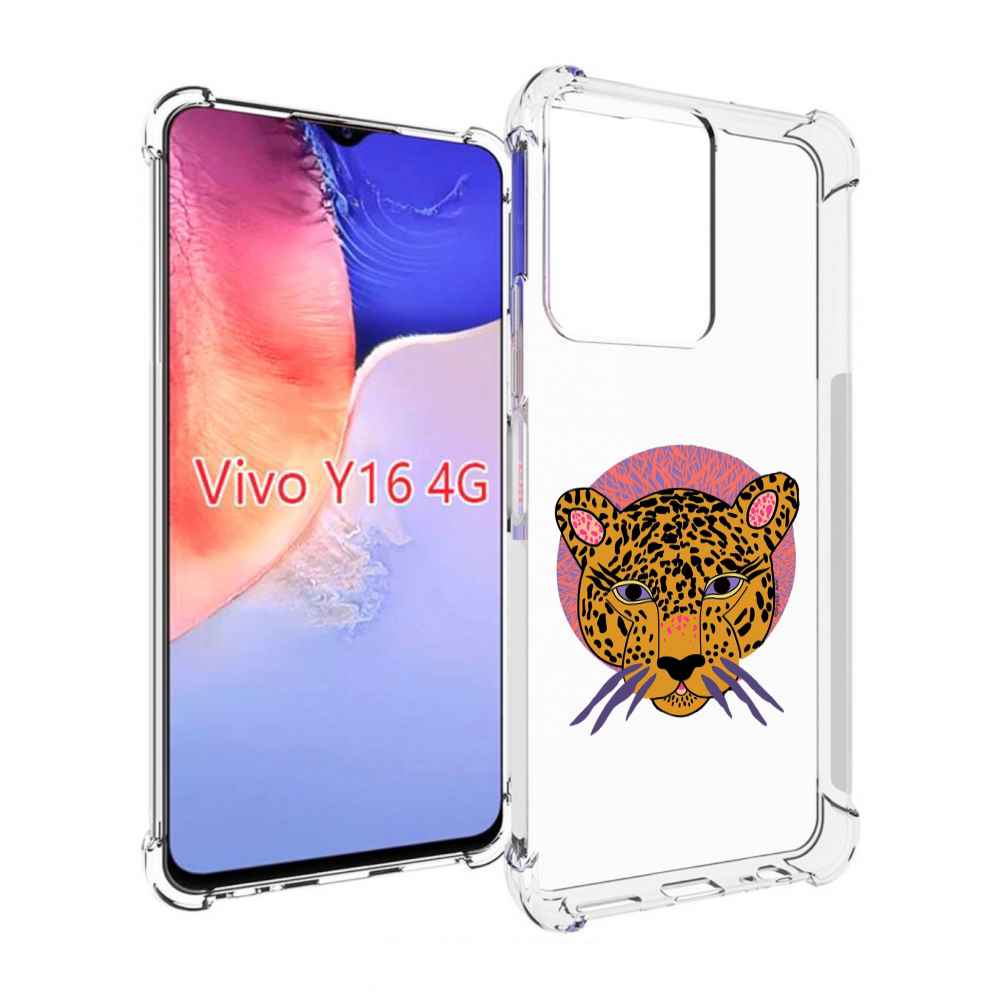 

Чехол MyPads тигр-в-кругу для Vivo Y16 4G/ Vivo Y02S, Прозрачный, Tocco