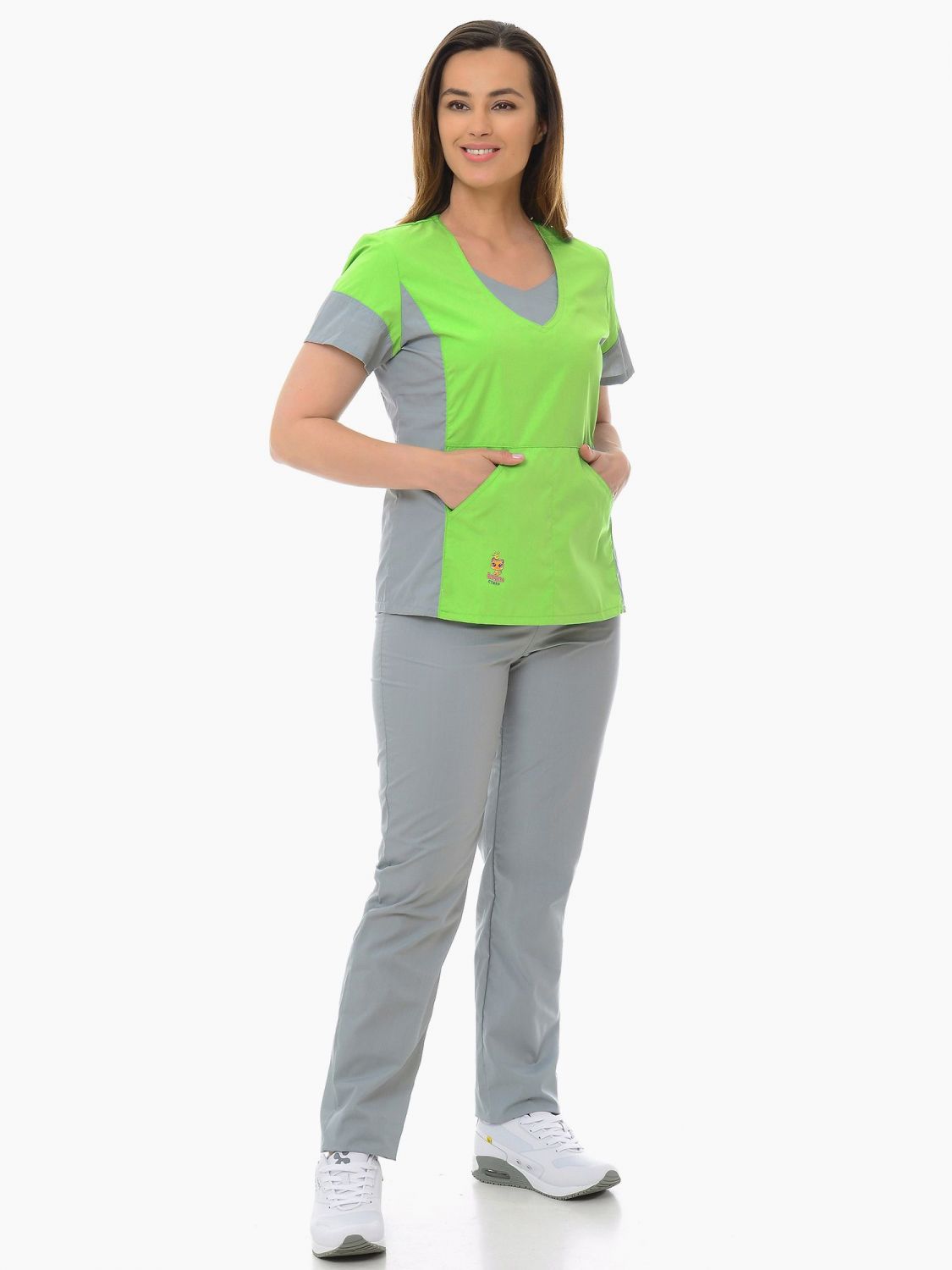 фото Костюм медицинский женский medicalwear киса  124 зелёный 54 ru