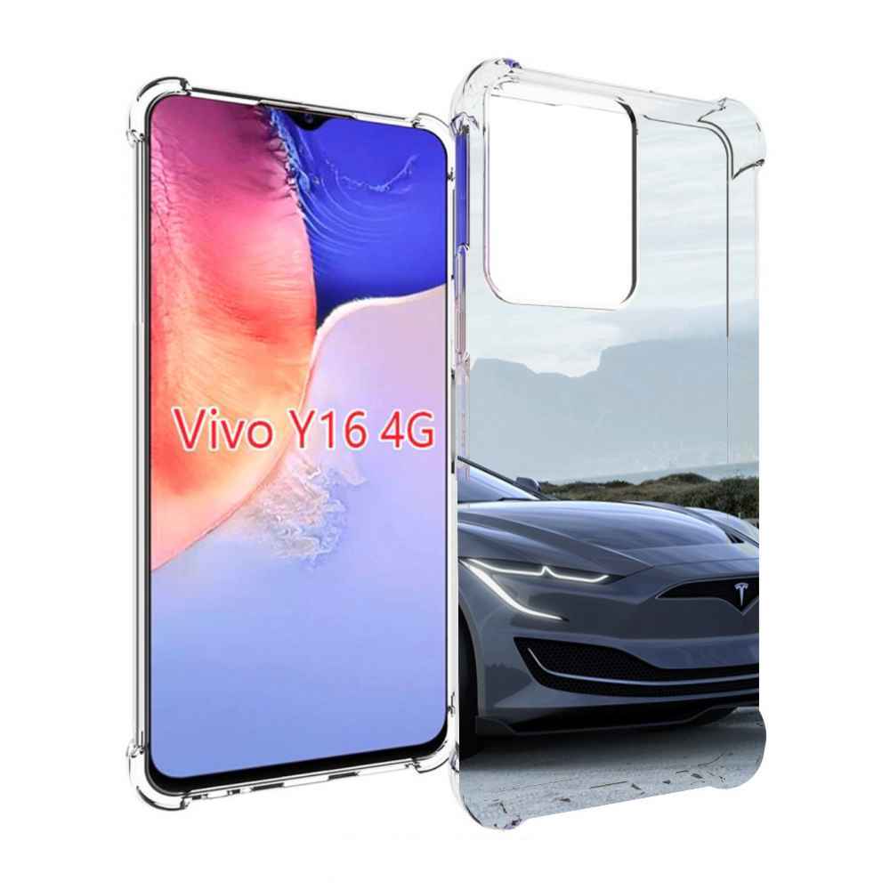 

Чехол MyPads tesla 2 мужской для Vivo Y16 4G/ Vivo Y02S, Прозрачный, Tocco