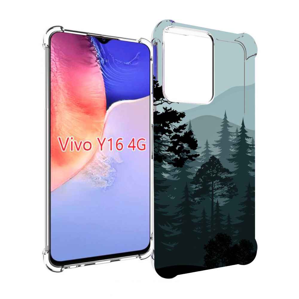 

Чехол MyPads темный лесочек для Vivo Y16 4G/ Vivo Y02S, Прозрачный, Tocco