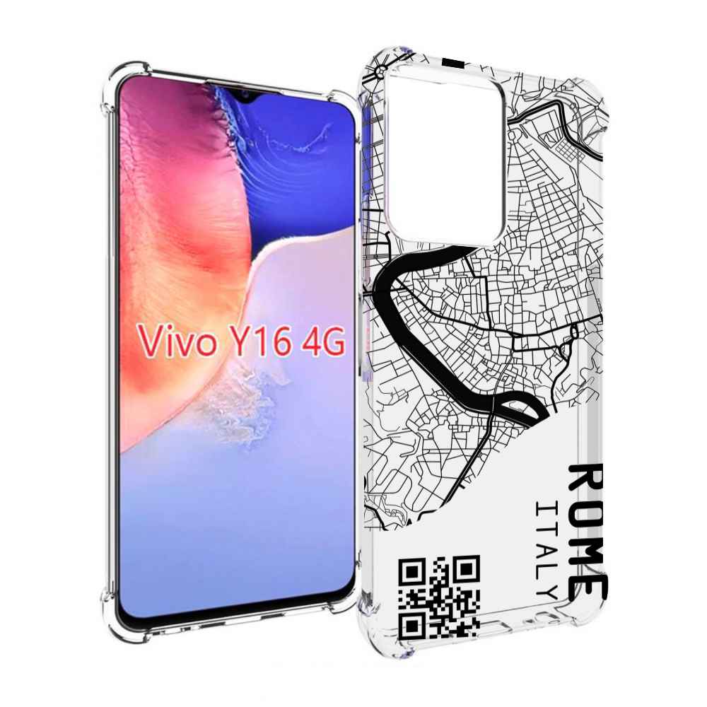 

Чехол MyPads схема-рим для Vivo Y16 4G/ Vivo Y02S, Прозрачный, Tocco