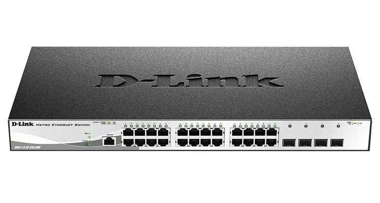

Коммутатор D-Link DGS-1210-28X/ME черный, DGS-1210-28X/ME