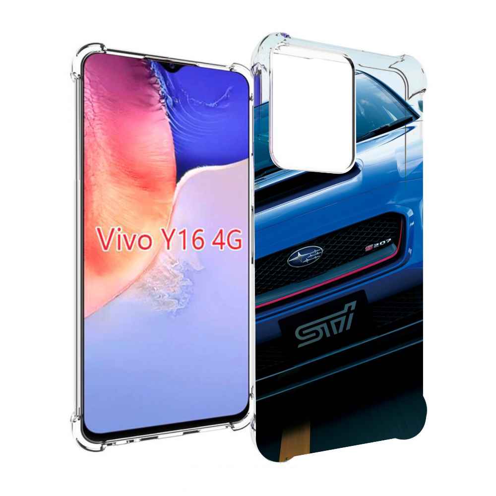 

Чехол MyPads subaru 2 для Vivo Y16 4G/ Vivo Y02S, Прозрачный, Tocco