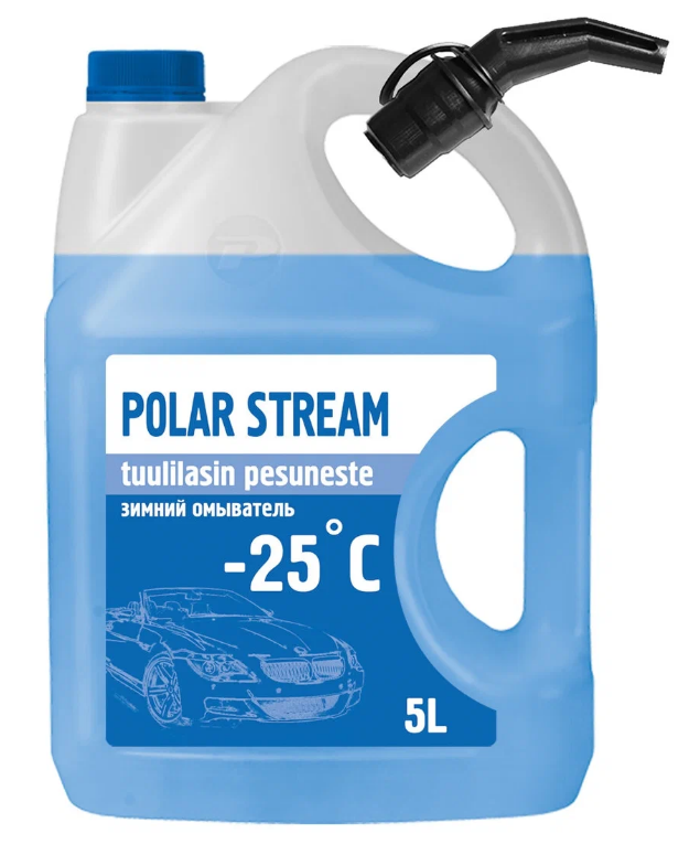 

Жидкость стеклоомывающая Glade низкозамерзающая "Polar Stream" 5л 25С, Голубой