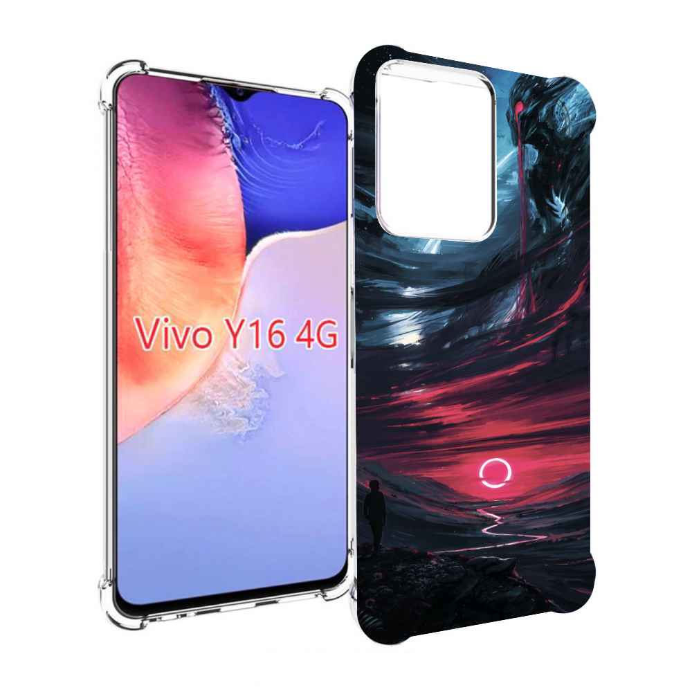 

Чехол MyPads страшный мир для Vivo Y16 4G/ Vivo Y02S, Прозрачный, Tocco