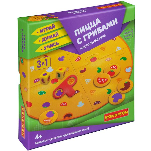 

Настольгая игра Bondibon Пицца с грибами