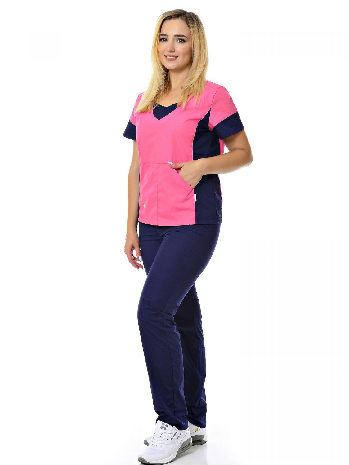 фото Костюм медицинский женский medicalwear киса  124 розовый 54 ru