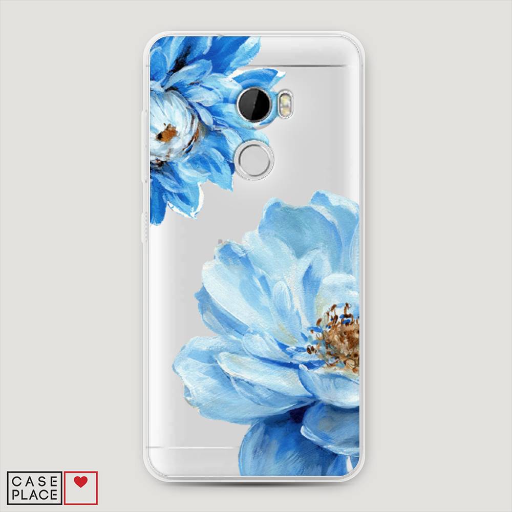 

Чехол Awog на HTC One X10 / Эйчтиси One X10 "Голубые клематисы", 101850-8