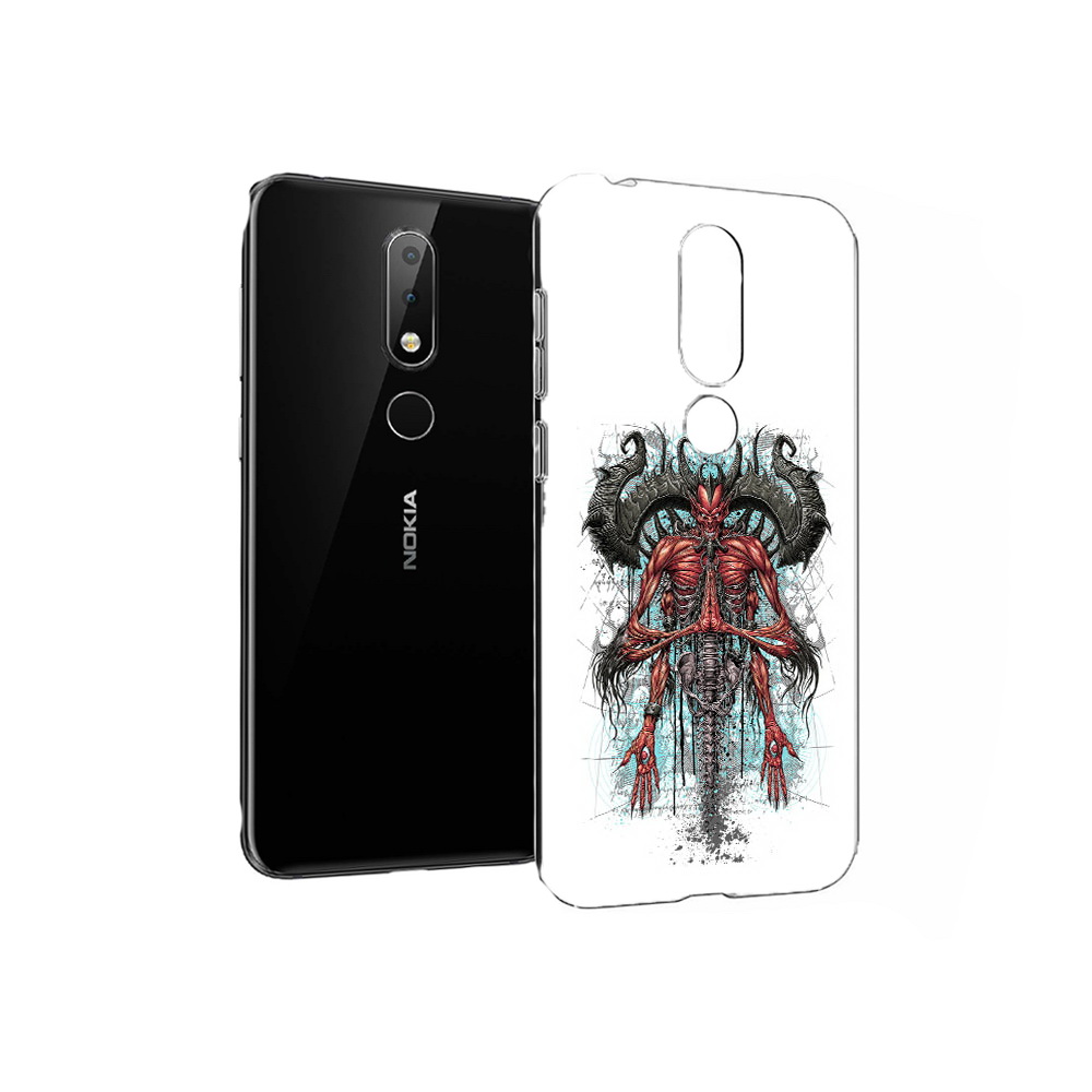 

Чехол MyPads Tocco для Nokia X6 дьявол (PT115295.99.340), Прозрачный, Tocco