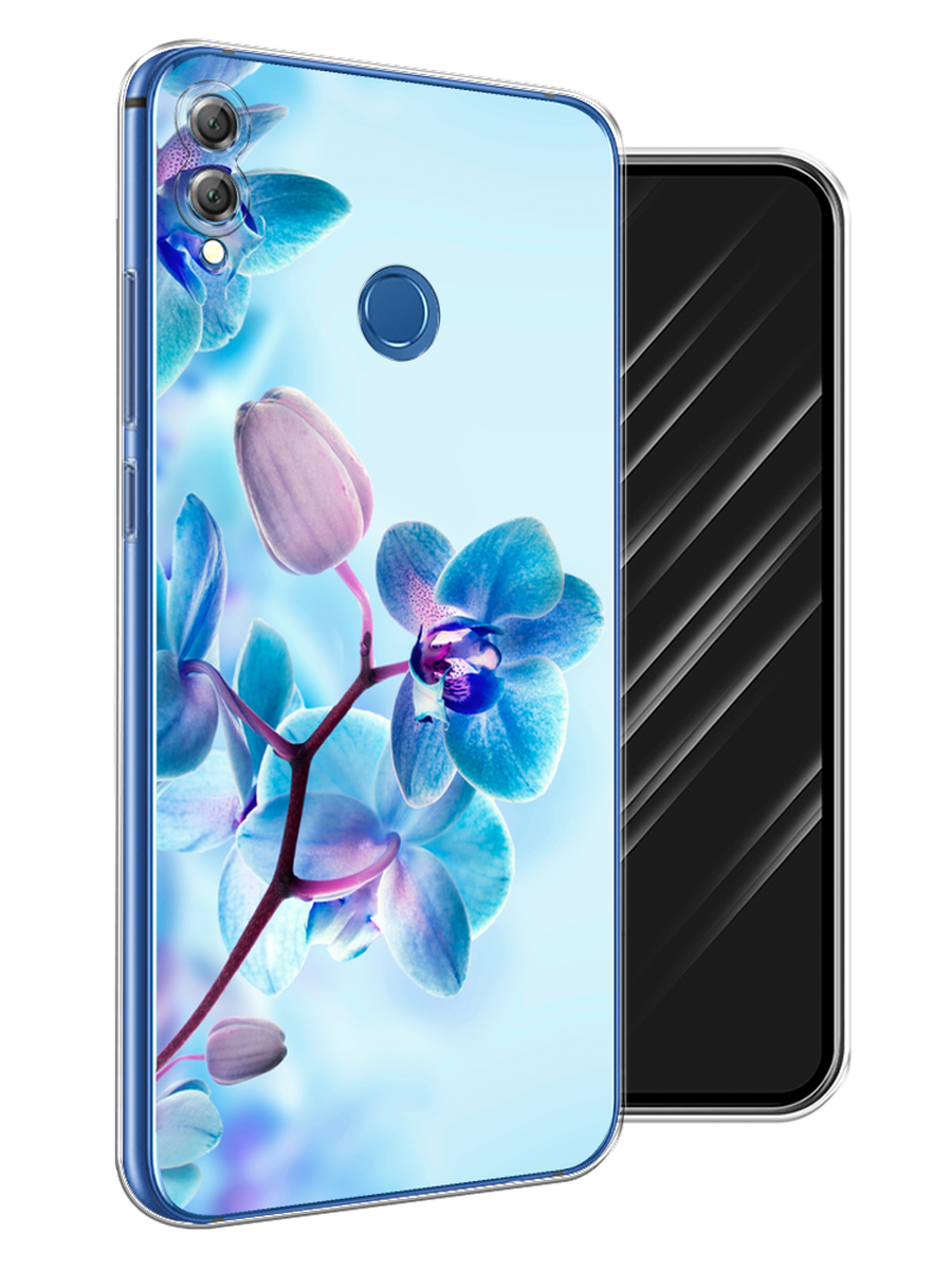 

Чехол Awog на Honor 8X "Голубая орхидея", Голубой;синий;фиолетовый, 66750-8