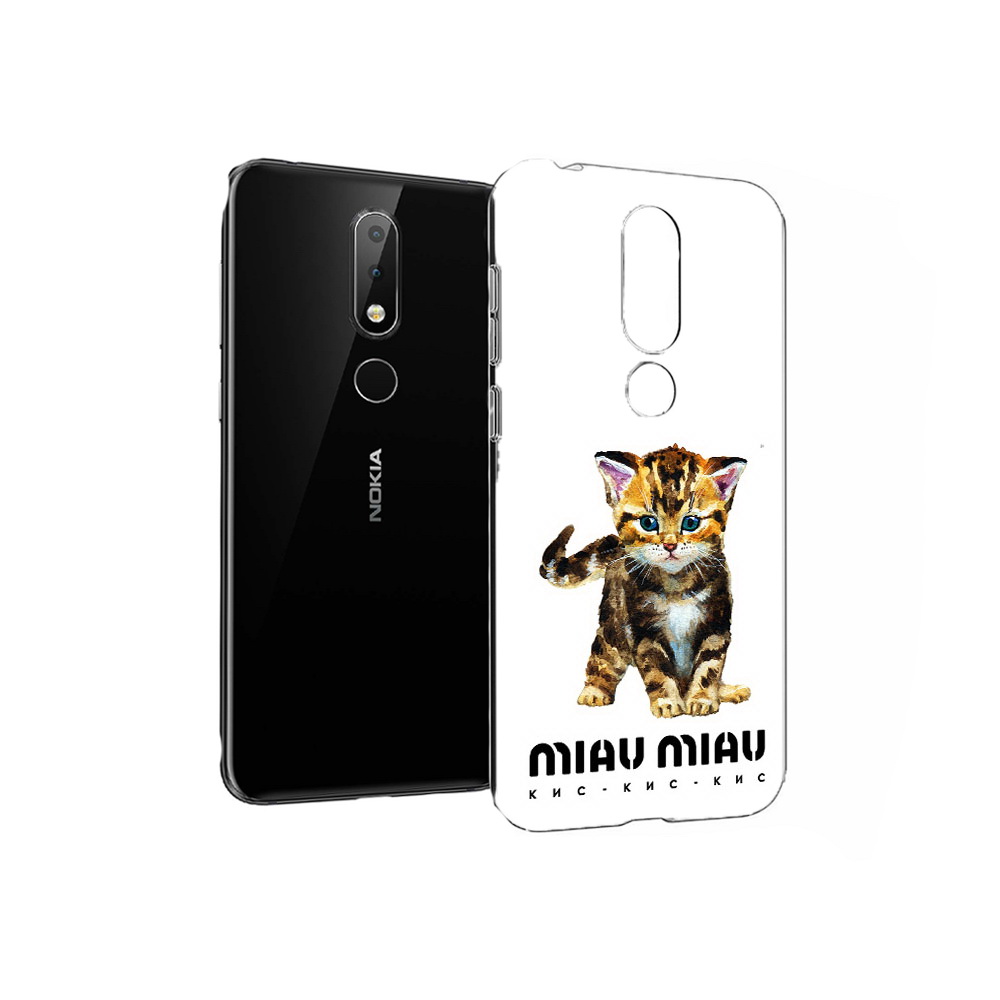 

Чехол MyPads Tocco для Nokia X6 Бренд miau miau (PT115295.99.34), Прозрачный, Tocco