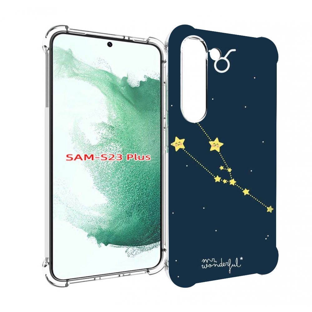 

Чехол MyPads знак-зодиака-телец-4 для Samsung Galaxy S23 Plus +, Прозрачный, Tocco