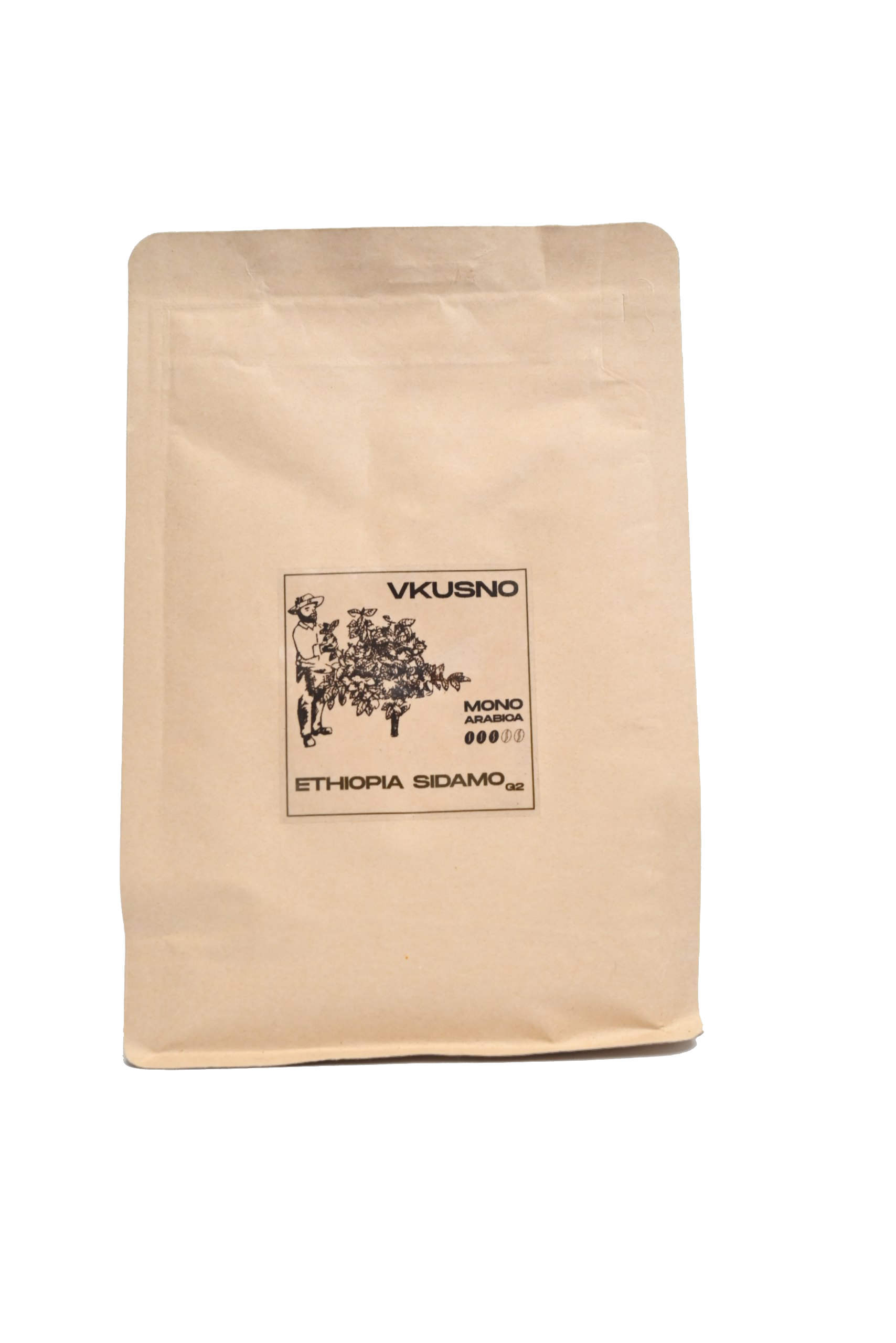 

Кофе молотый натуральный Vkusno Ethiopia Sidamo арабика 250 г, sidamo