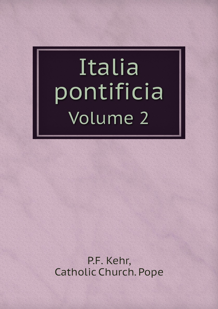 

Italia pontificia