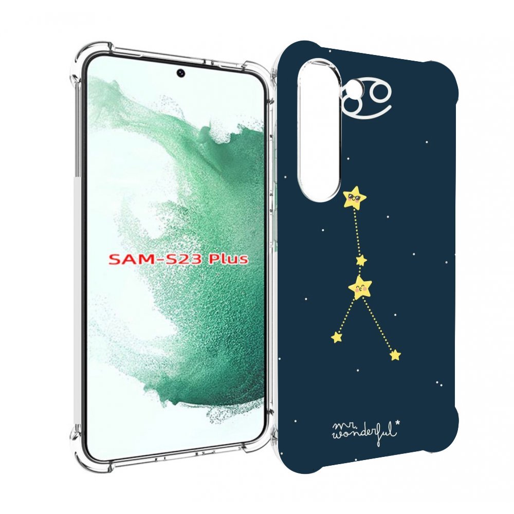 

Чехол MyPads знак-зодиака-рак-3 для Samsung Galaxy S23 Plus +, Прозрачный, Tocco