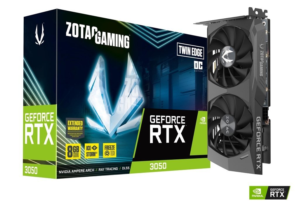 фото Видеокарта zotac nvidia geforce rtx 3050 (zt-a30500h-10m)