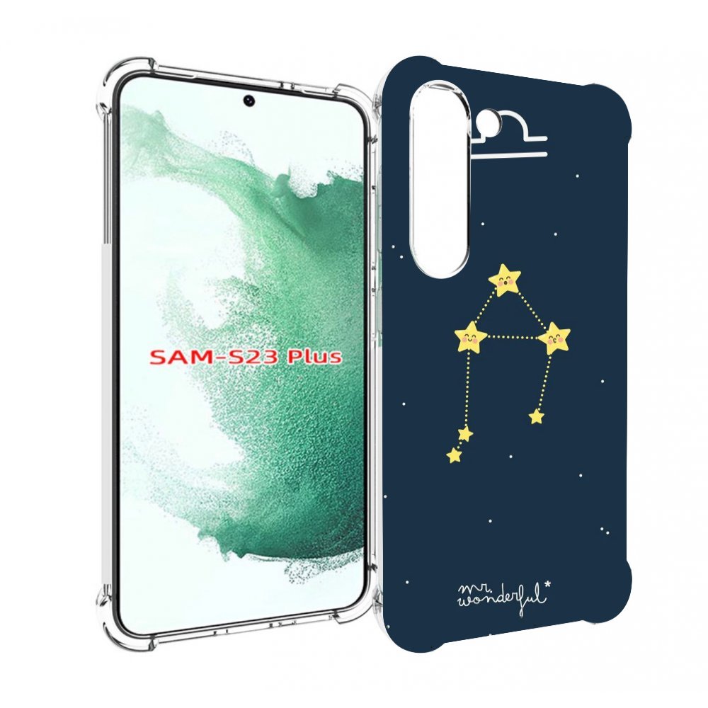 

Чехол MyPads знак-зодиака-весы-1 для Samsung Galaxy S23 Plus +, Прозрачный, Tocco
