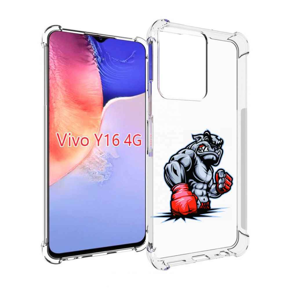 

Чехол MyPads собака-боксер для Vivo Y16 4G/ Vivo Y02S, Прозрачный, Tocco