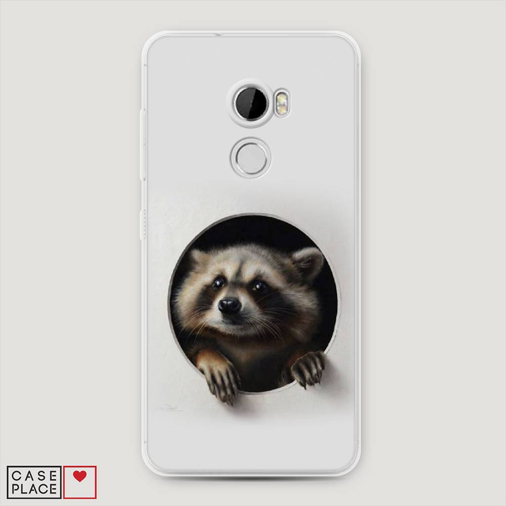 

Чехол Awog на HTC One X10 / Эйчтиси One X10 "Любопытный енот", 101850-1
