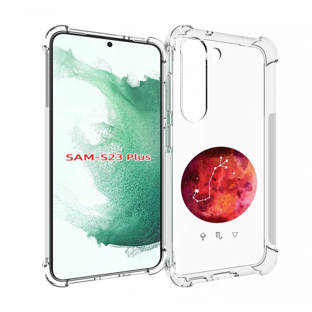 

Чехол MyPads знак зодиака скорпион 6 для Samsung Galaxy S23 Plus +, Прозрачный, Tocco
