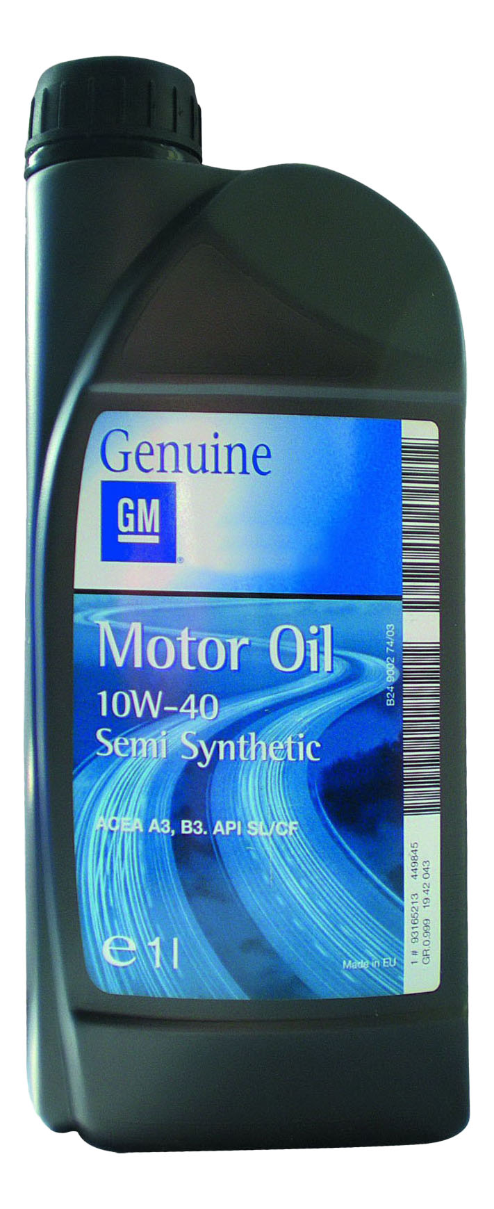 Моторное масло General Motors cинтетическое GM 10/40 Semi Synthetic 1л