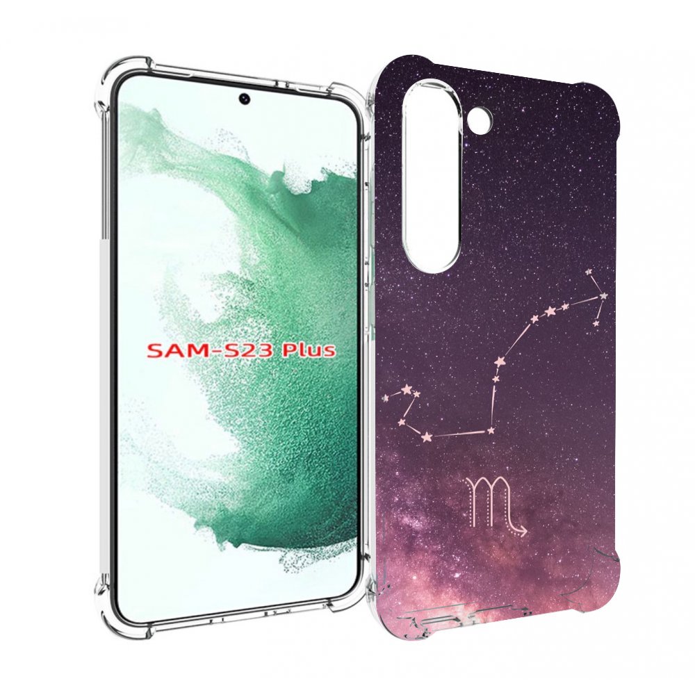 

Чехол MyPads знак зодиака скорпион 4 для Samsung Galaxy S23 Plus +, Прозрачный, Tocco