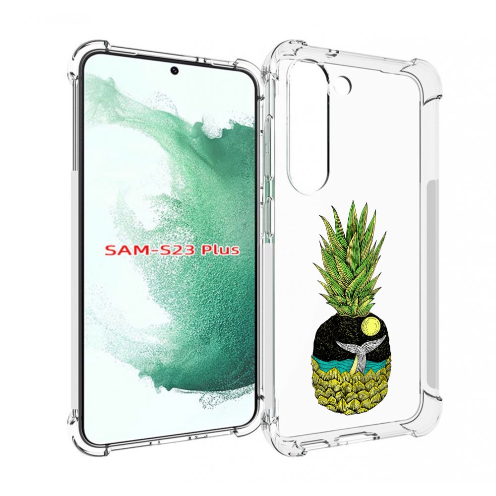 

Чехол MyPads ананас с китом для Samsung Galaxy S23 Plus +, Прозрачный, Tocco