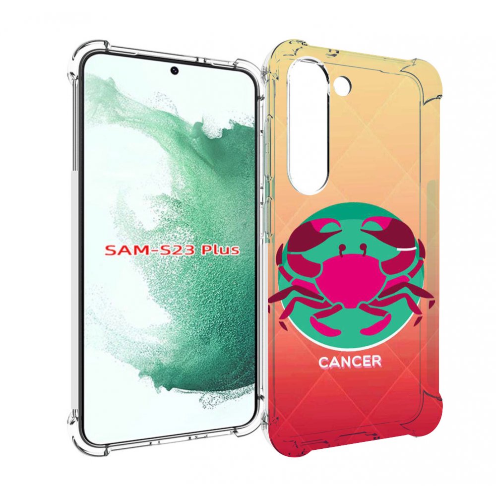 

Чехол MyPads знак зодиака рак 4 для Samsung Galaxy S23 Plus +, Прозрачный, Tocco