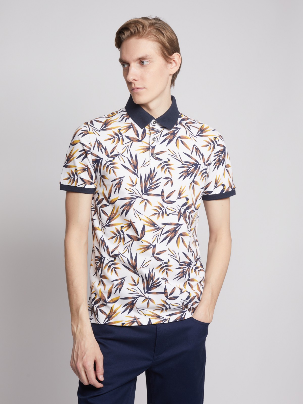 

Футболка мужская Zolla 012243673083 белая L, 012243673083