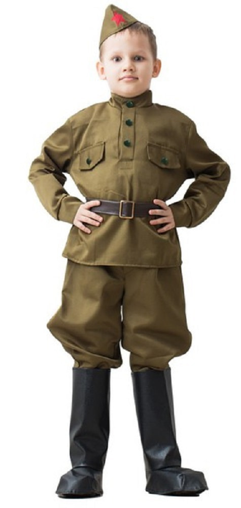 фото Костюм фабрика бока солдат в галифе для мальчика 140-152 см