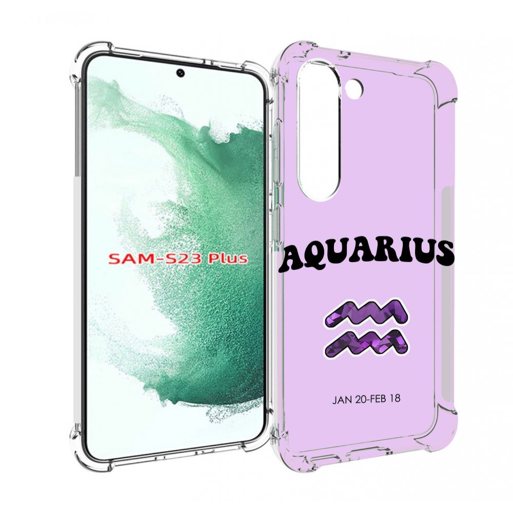

Чехол MyPads знак зодиака водолеи 4 для Samsung Galaxy S23 Plus +, Прозрачный, Tocco