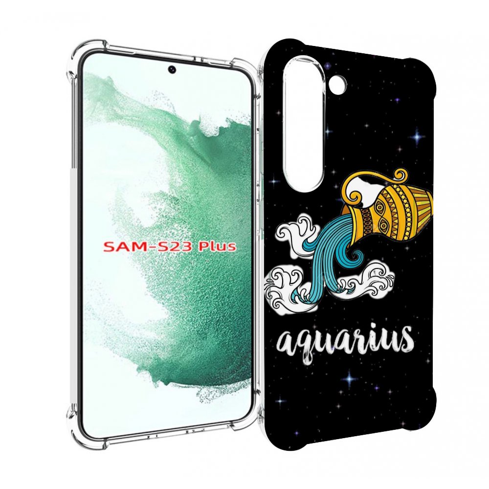 

Чехол MyPads знак зодиака водолеи 2 для Samsung Galaxy S23 Plus +, Прозрачный, Tocco