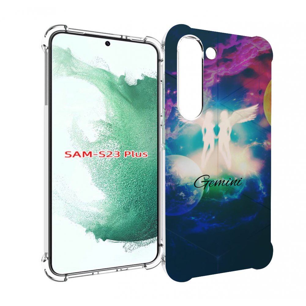 

Чехол MyPads знак зодиака близнецы 3 для Samsung Galaxy S23 Plus +, Прозрачный, Tocco