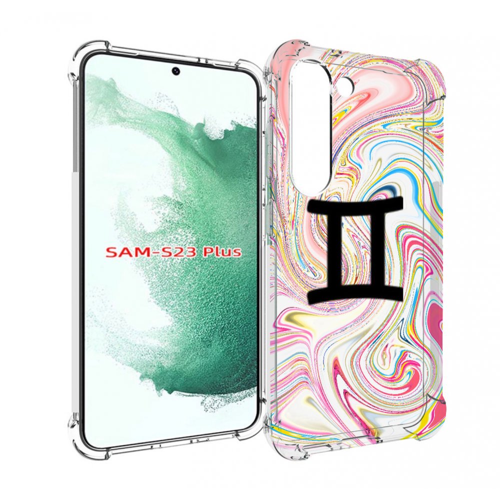 

Чехол MyPads знак зодиака близнецы 2 для Samsung Galaxy S23 Plus +, Прозрачный, Tocco