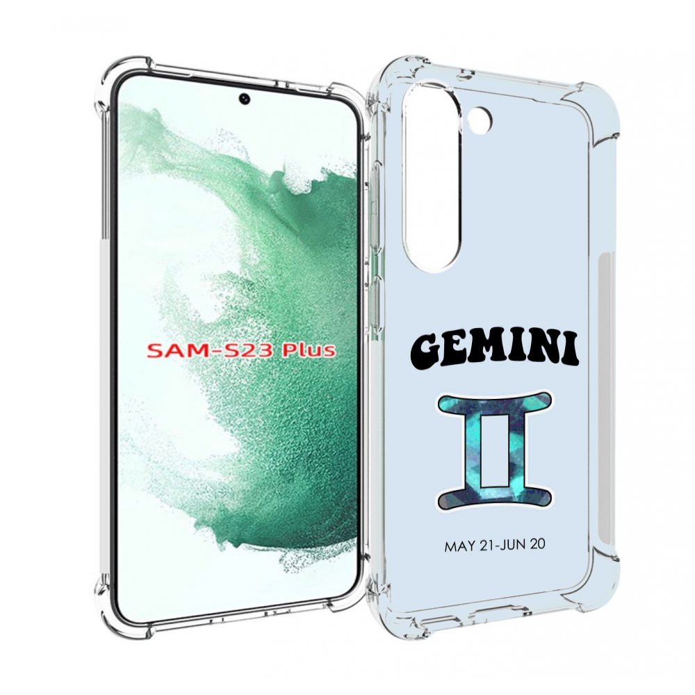 

Чехол MyPads знак зодиака близнецы 1 для Samsung Galaxy S23 Plus +, Прозрачный, Tocco