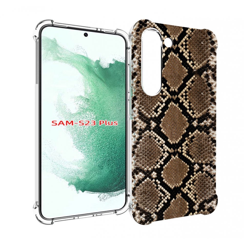 

Чехол MyPads змеиная кожа для Samsung Galaxy S23 Plus +, Прозрачный, Tocco