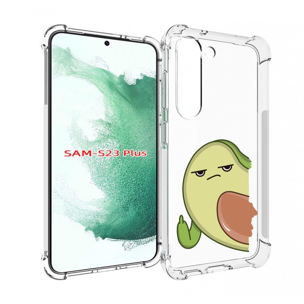 

Чехол MyPads злой-авокадо для Samsung Galaxy S23 Plus +, Прозрачный, Tocco