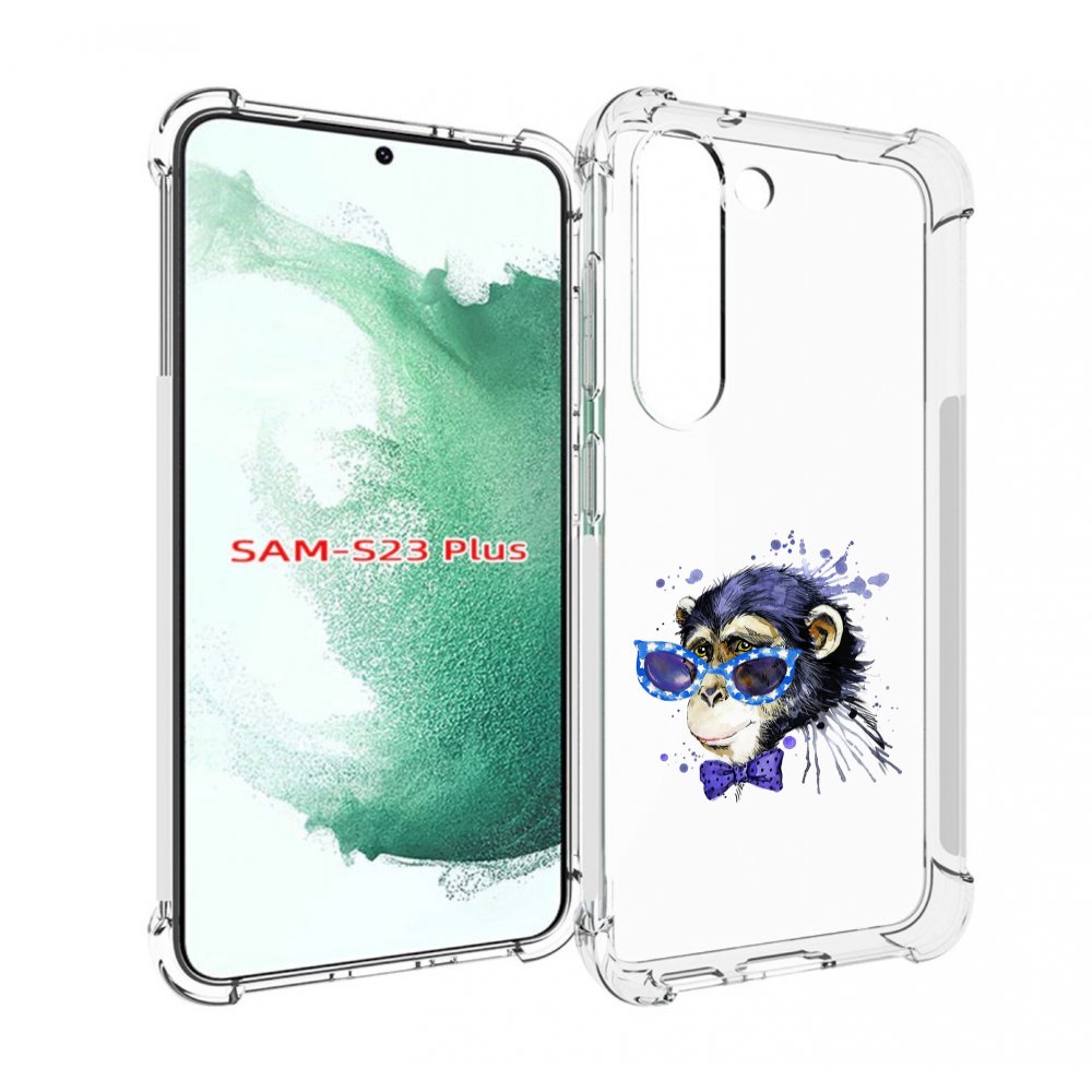 

Чехол MyPads акварельная обезьяна для Samsung Galaxy S23 Plus +, Прозрачный, Tocco