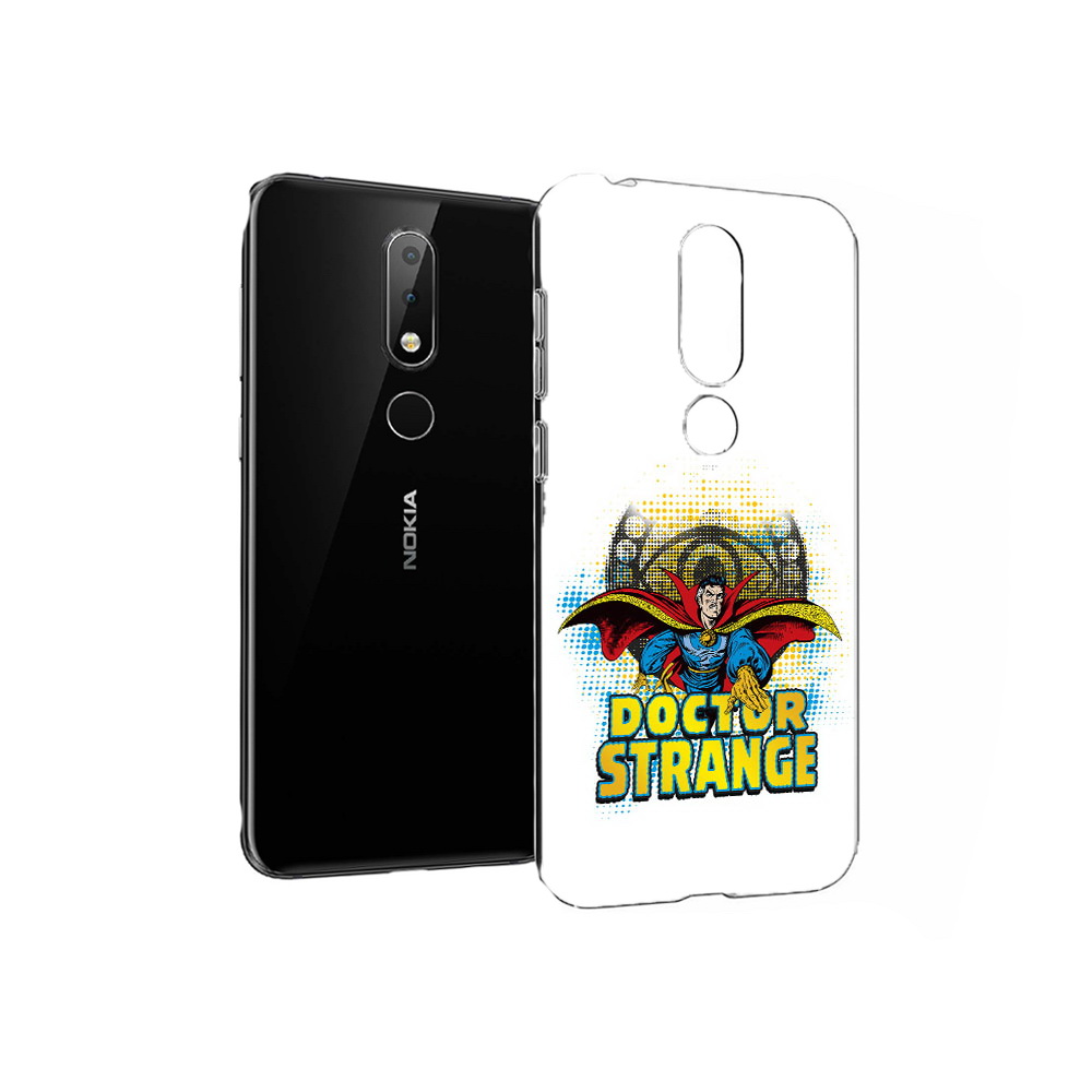 

Чехол MyPads Tocco для Nokia X6 доктор стренж рисунок (PT115295.99.335), Прозрачный, Tocco