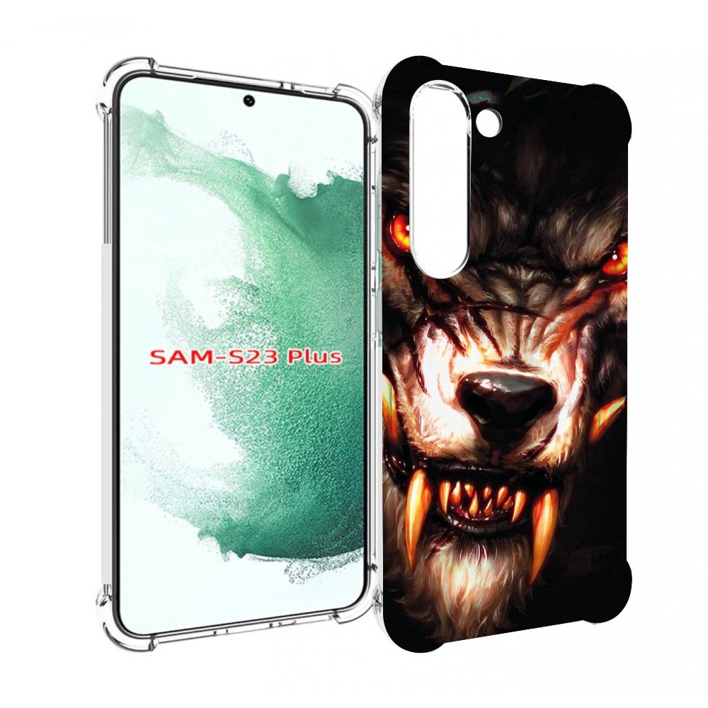 

Чехол MyPads злой голодный волк мужской для Samsung Galaxy S23 Plus +, Прозрачный, Tocco