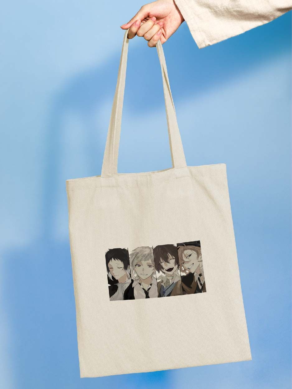 

Сумка женская jojo print shpr-216 бежевая, Бежевый, shpr-anime_Bungou Stray Dogs 216