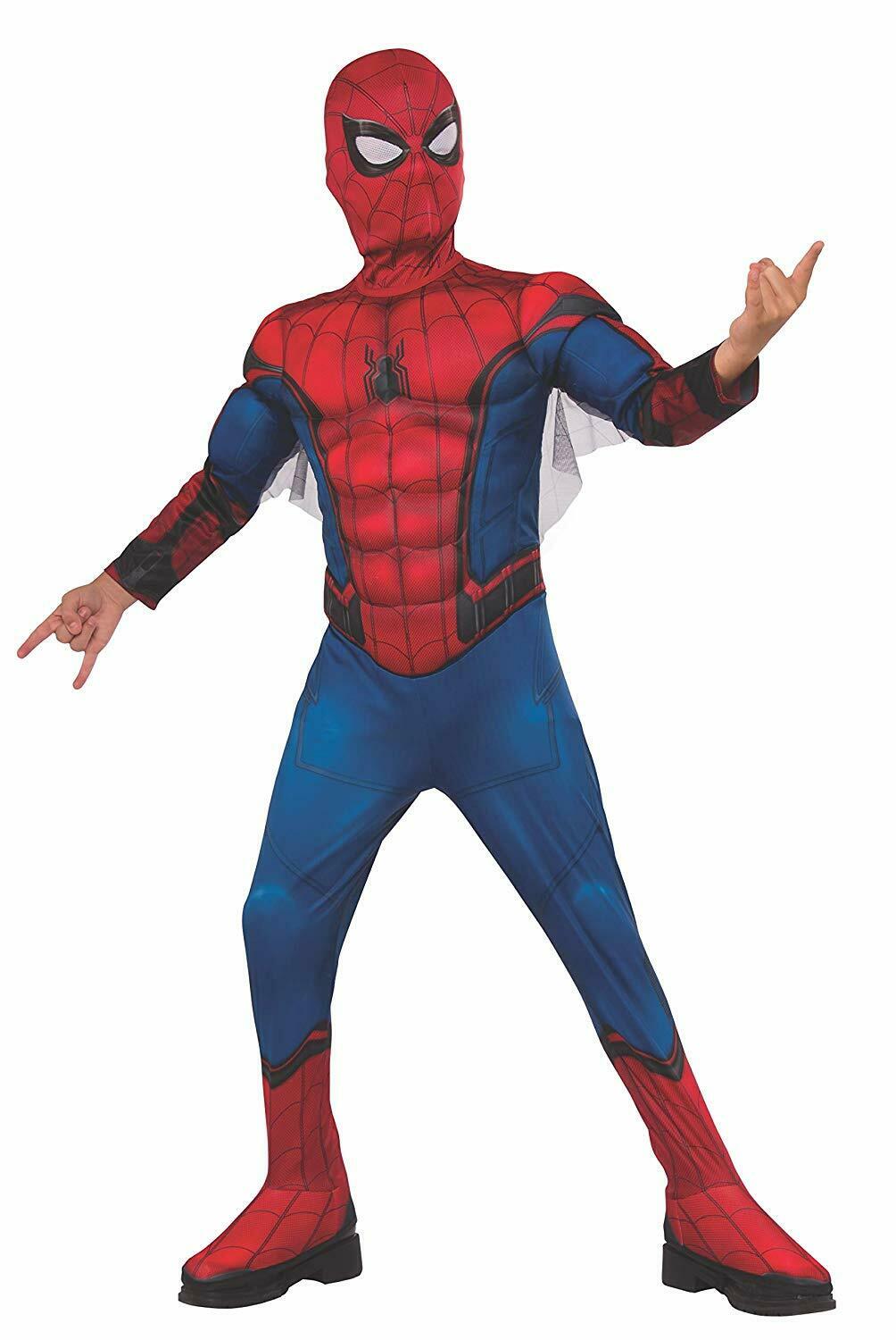 

Карнавальный костюм Rubies Человек-Паук, цв. красный; синий р.110, Marvel Far from home Spider-Man