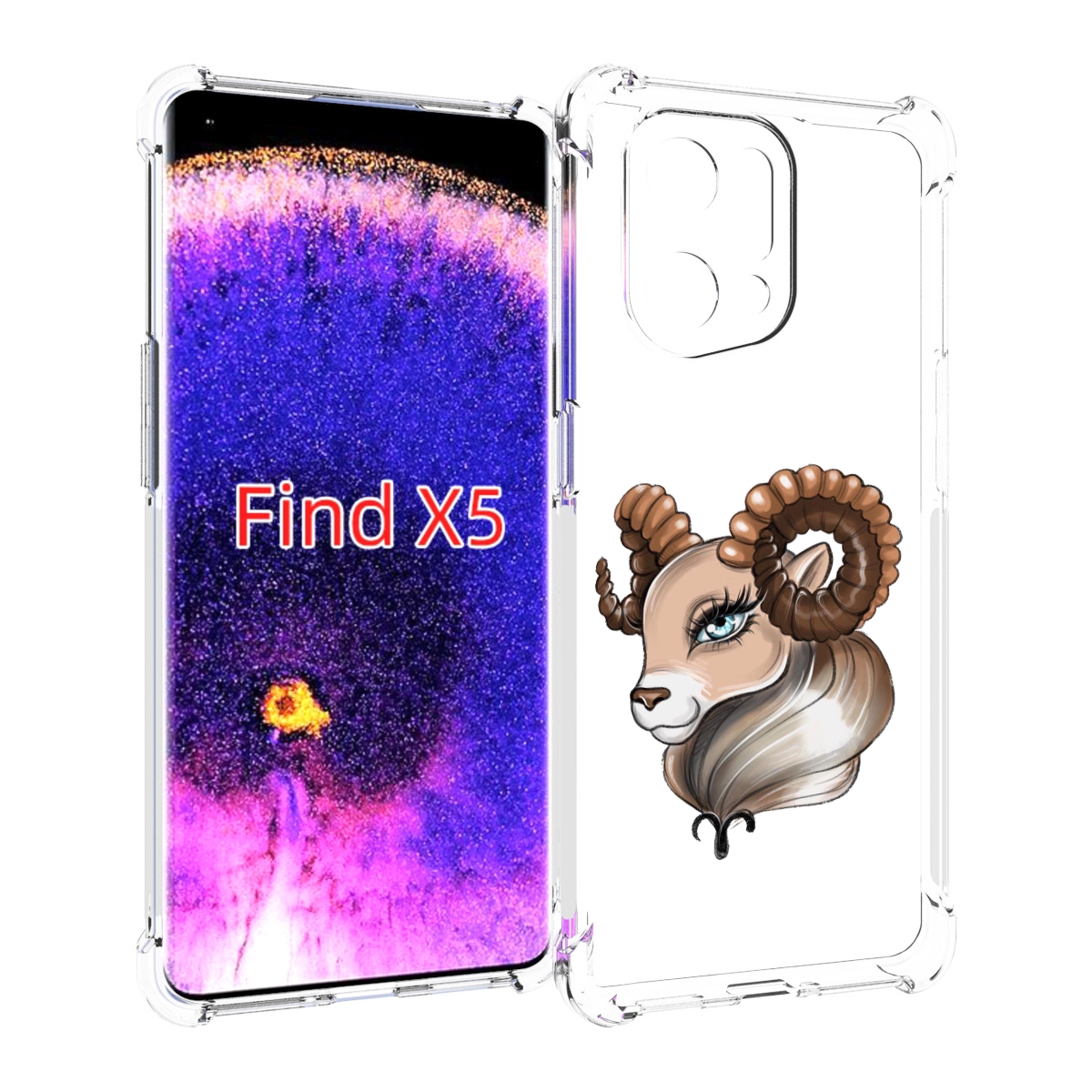 

Чехол MyPads Барашка для Oppo Find X5, Прозрачный, Tocco