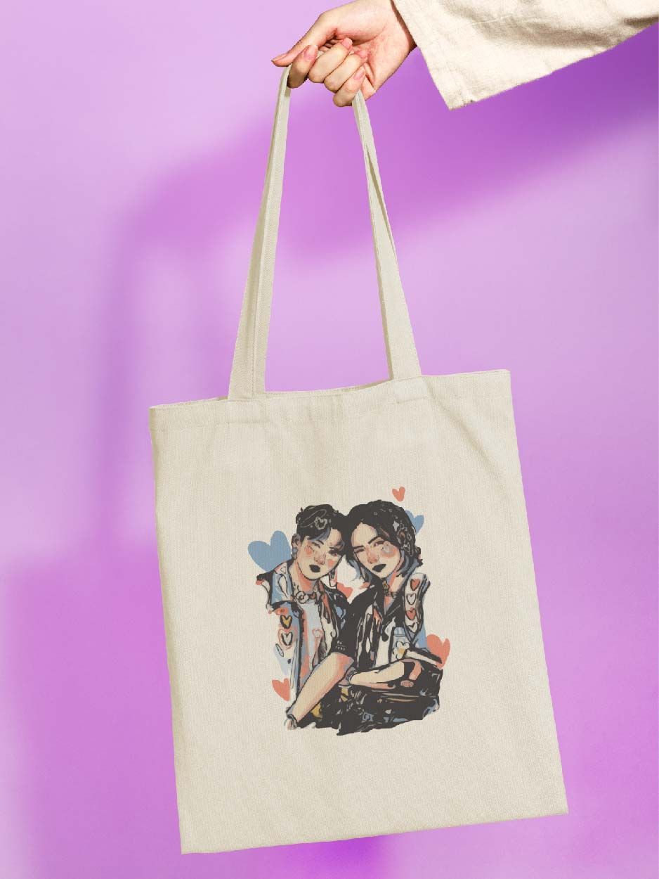 

Сумка женская jojo print shpr-195 бежевая, Бежевый, shpr-bts_Stray Kids 195